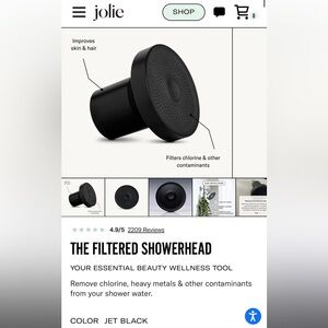 The Filter JOLIE Showerhead with 3 replacement filters